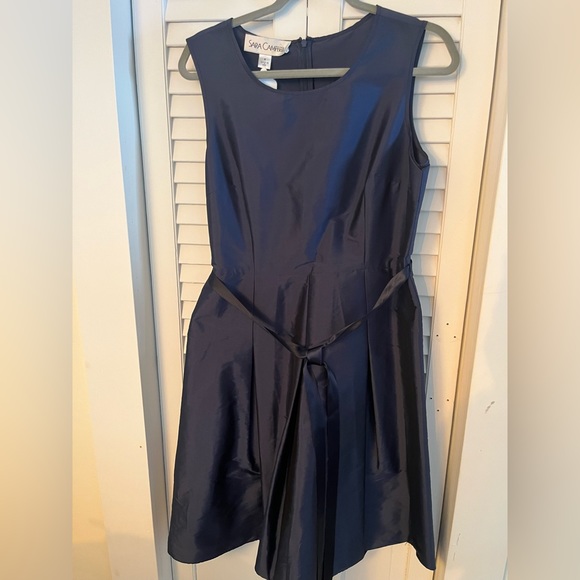 Dresses & Skirts - Sarah Campbell Blue Silk Dress - Size 8 - Never Worn